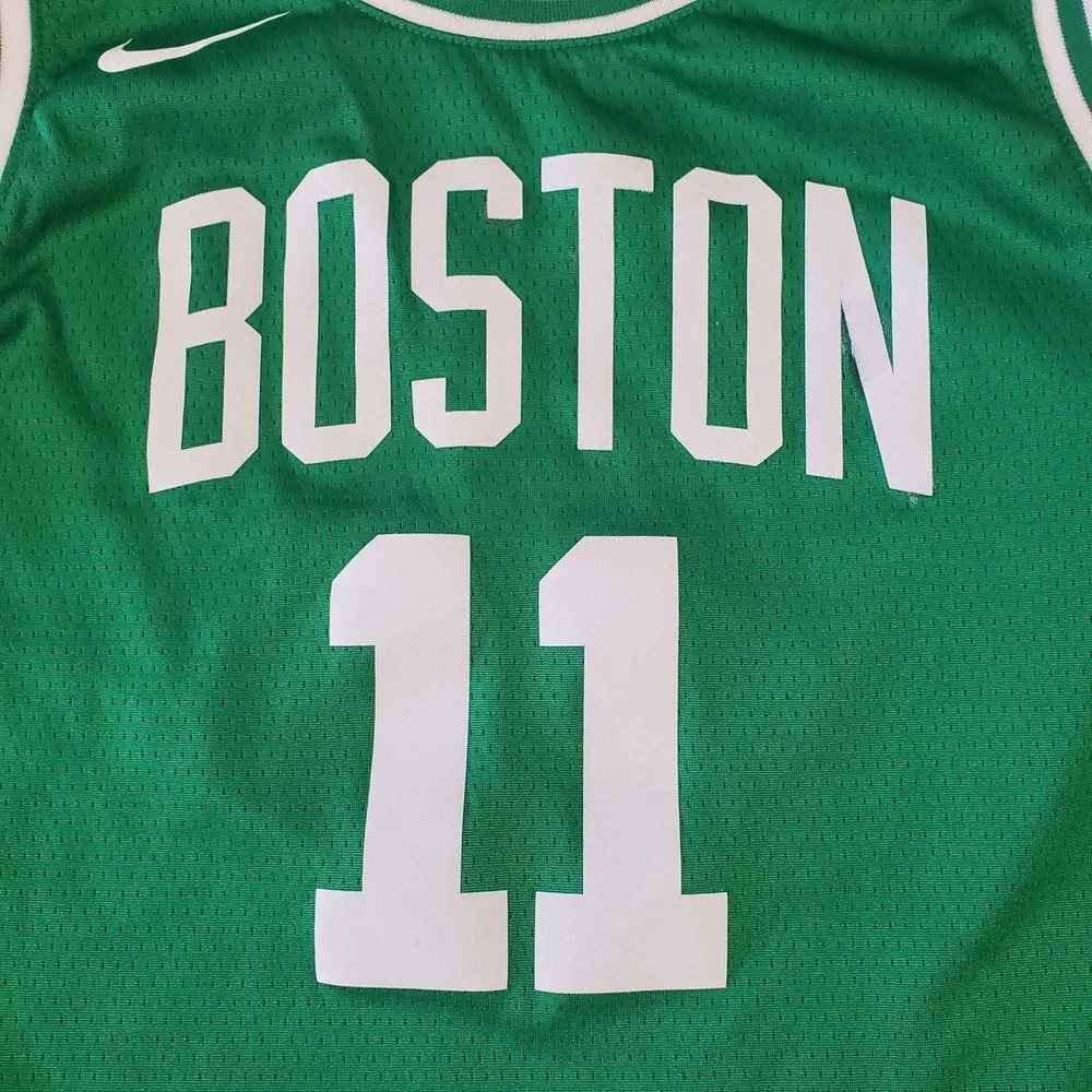 Nike Boston Celtics Kyrie Irving 11 Jersey Kids Large Green Dri-FIT Swingman